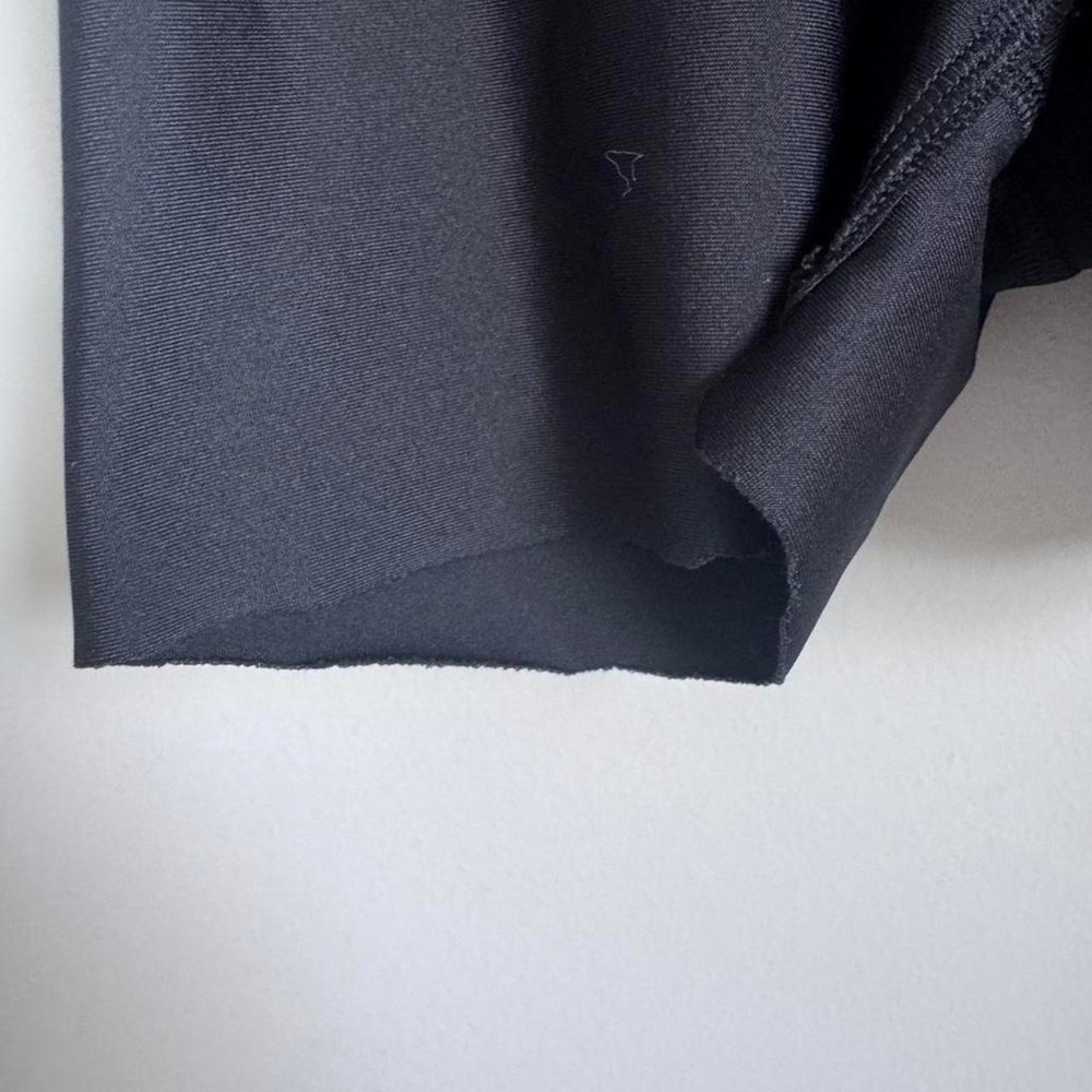 Under Armour Black Spandex Compression Bike Shorts Raw Edge Cut DIY XS - Picture 3 of 5